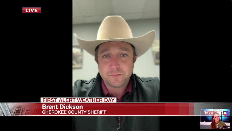 Sheriff del condado de Cherokee informa de “muchos accidentes y muchos vehículos que se...