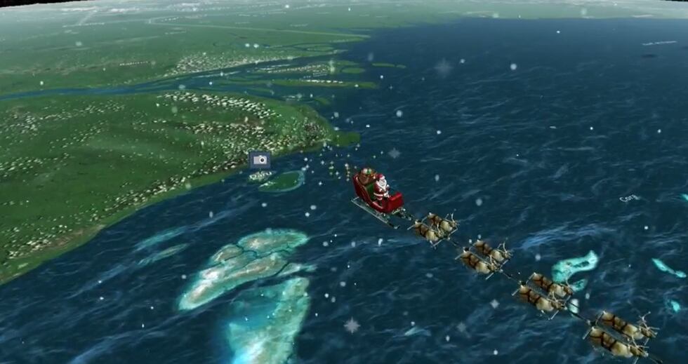 NORAD CAM: Santa is making his way around the world