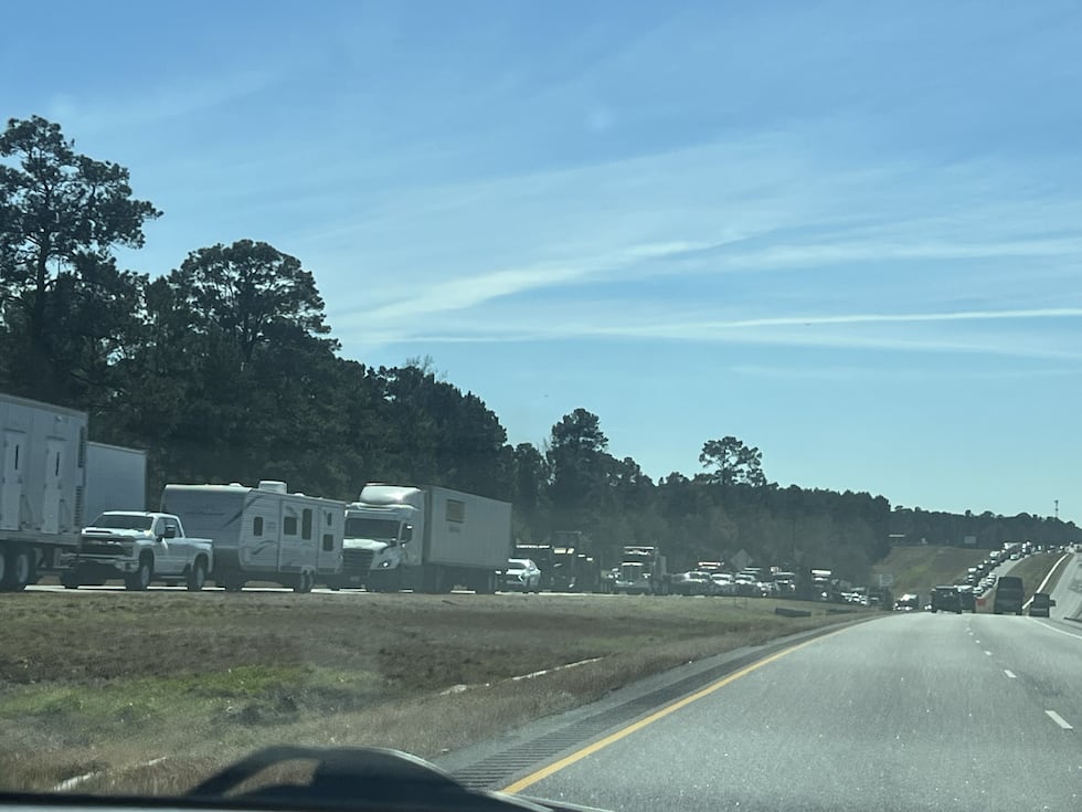 2 vehicle wreck delays Highway 59 traffic near Corrigan