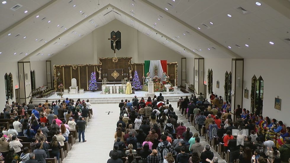 La celebración conmemoró la aparición de la santísima Virgen María a Juan Diego en 1531 en el...