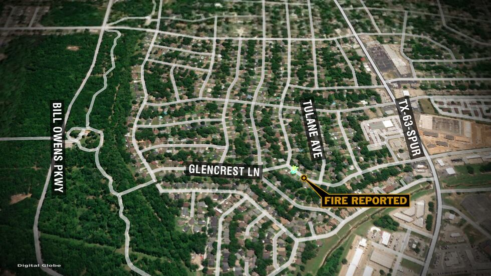 Crews are responding to a Friday morning fire northwest of downtown Longview.