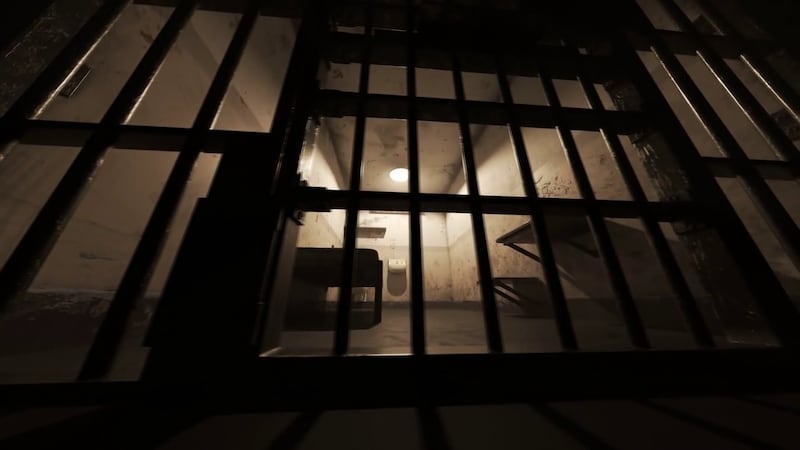 A jail cell