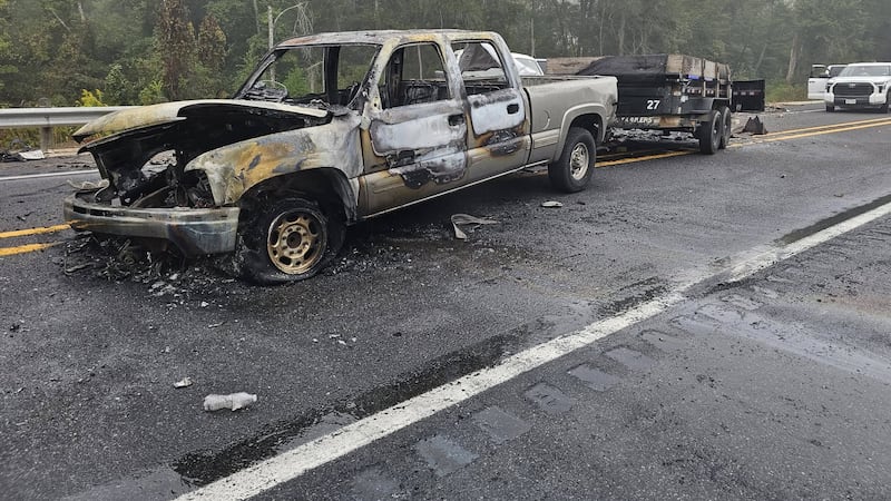 Crash, car fire slows traffic on Highway 31 in Gregg County