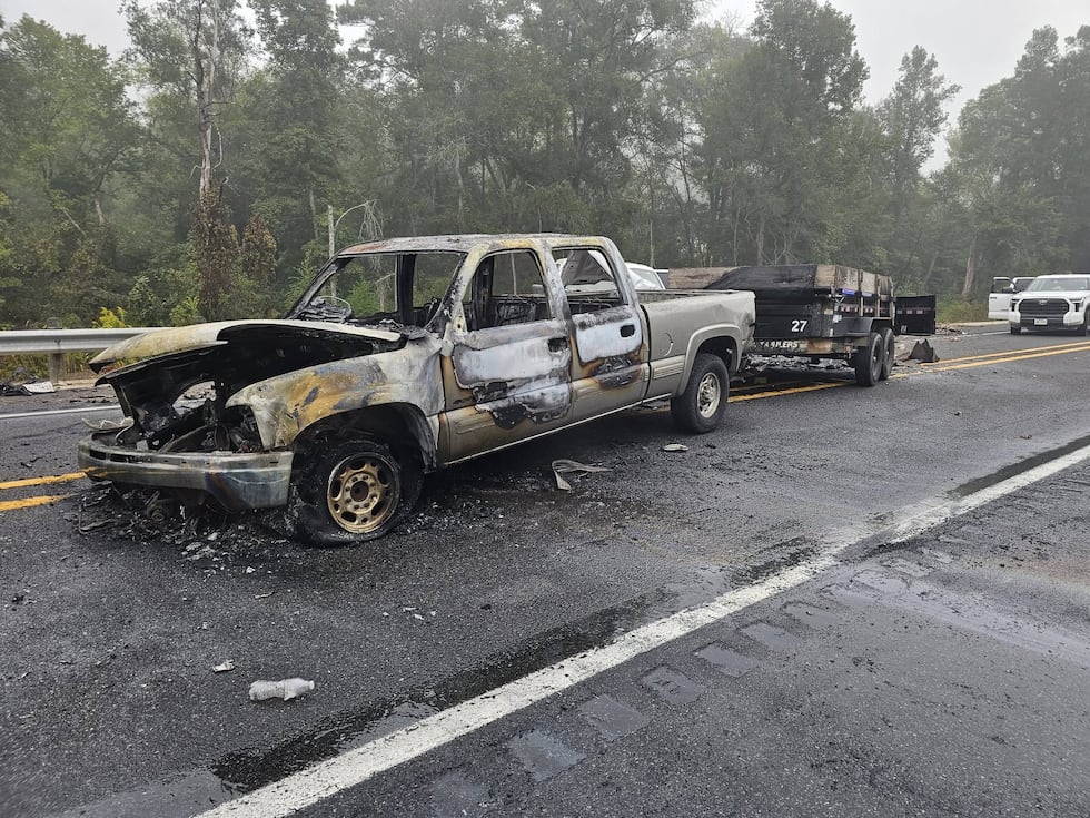 Crash, car fire slows traffic on Highway 31 in Gregg County