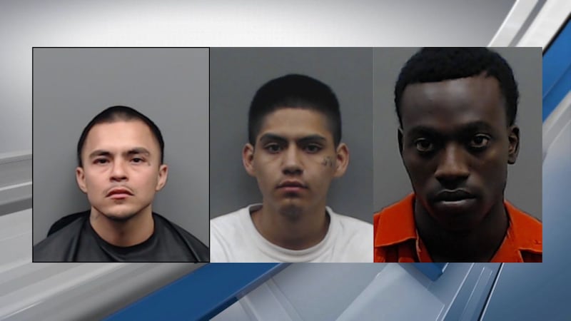 From left: Joel Camacho, Carlos Ochoa and Tarrance Reggie