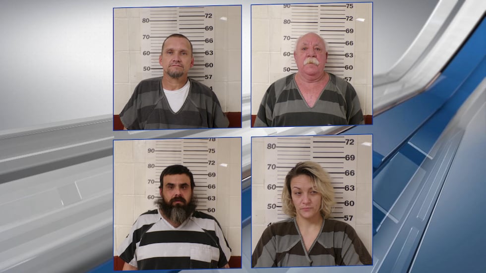 From left to right: Jerroid Dustin Miller, 49, of Purdon, Herman Lindon Rogers Jr., 65, of...