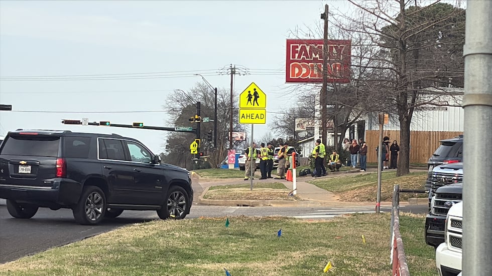 TRAFFIC ALERT: All lanes closed on E Gentry Pkwy after car hits pedestrian