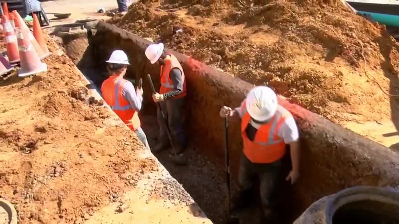 La ciudad de Tyler sustituirá varias tuberías de alcantarillado (Foto de archivo 2021).