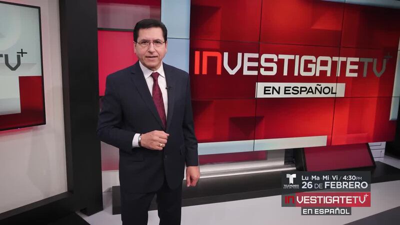 InvestigateTV+ en Español, a partir del 26 de febrero presentado por Luis Carlos Mendoza.