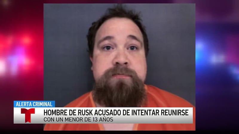 Un hombre de Rusk está tras las rejas luego de que un grupo en línea lo identificara como la...