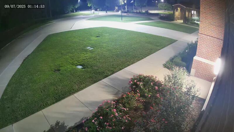 WATCH: Security footage catches vandalism of Jesus statue at Flint Catholic church