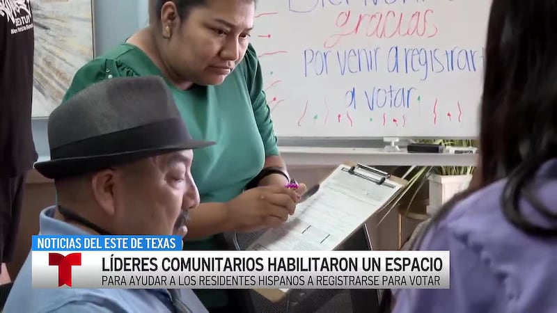 Líderes comunitarios instan a residentes hispanos de Tyler a registrarse para votar