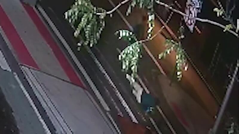 VIDEO: Hispana recibe brutal golpiza con un tubo cuando iba camino al trabajo. Sospechoso...