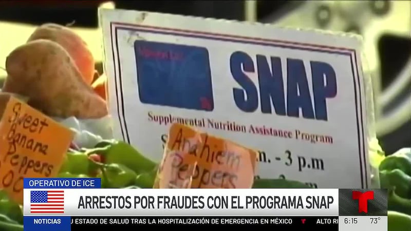 El DHS informó que los arrestos forman parte de un operativo contra el fraude que realizan de...