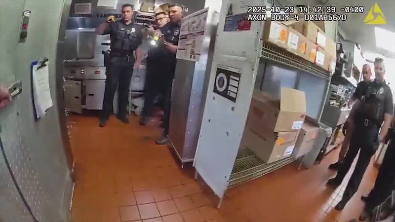 A man is under arrest after police say he broke into a home, then barricaded himself inside a...